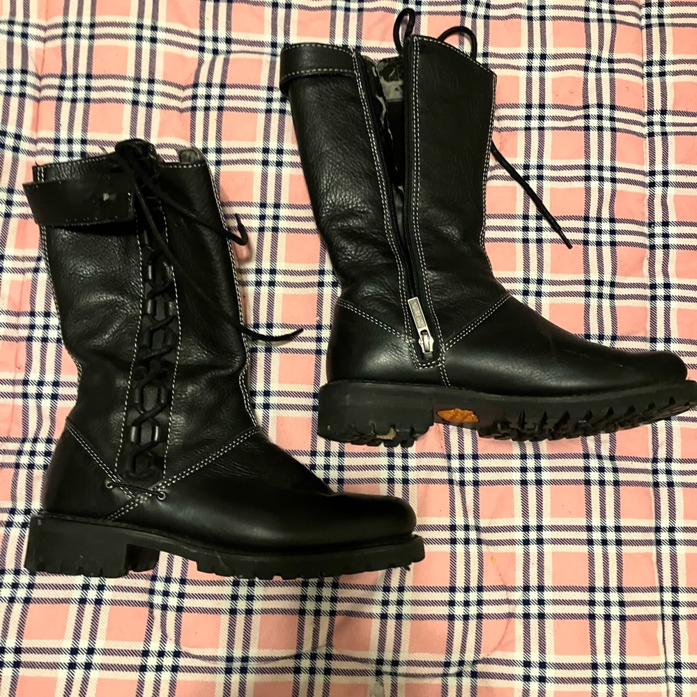 Harley-Davidson Black Leather Boots